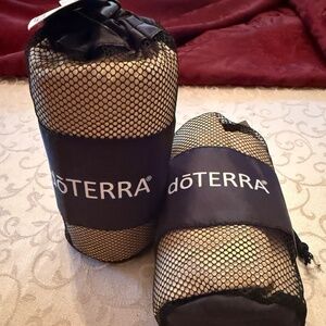 2  NEW D'OTERRA ARISE YOGA TOWELS IN DRAWSTRING BAG. EACH $20 or 2/$35